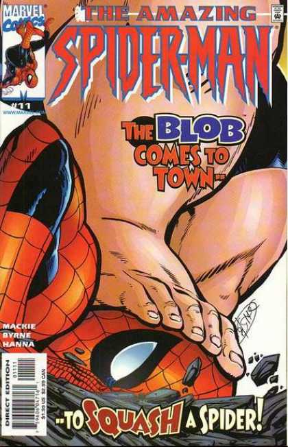 Amazing Spider-Man (1999) 11 - Marvel - The Blob - Mackie - Hanna - To Squash A Spider - John Byrne