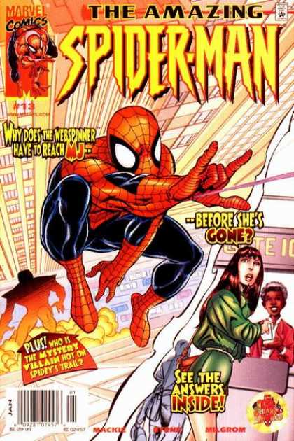 Amazing Spider-Man (1999) 13 - Spiderman - Webspinner - Mystery William - Webs - Chase - John Byrne