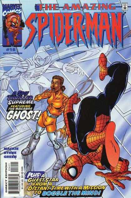 Amazing Spider-Man (1999) 16 - Marvl Comics - Approved By The Comics Code - Superhero - Ghost - Direct Edition - John Byrne