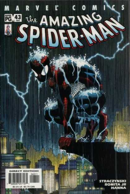 Amazing Spider-Man (1999) 43 - Marvel Comics - Lightning - Straczynski - Romita Jr - Hanna - John Romita