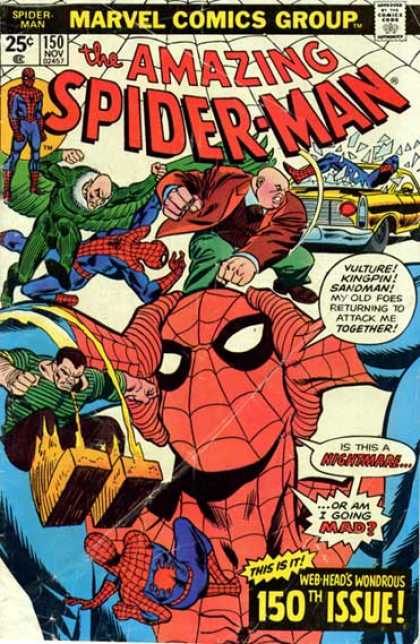 Amazing Spider-Man 150 - Vulture - Sandman - Kingpin - Spider - Web