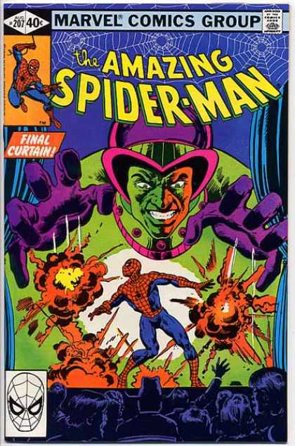 Amazing Spider-Man 207 - Explosion - Spider - Web - Mask - Costume