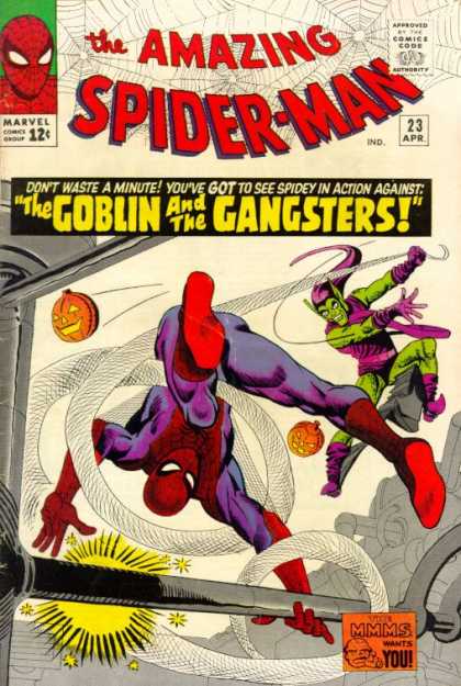 Amazing Spider-Man 23 - Marvel - The Goblin And The Gangsters - Pumpkin - Mmms Wants You - The Goblin