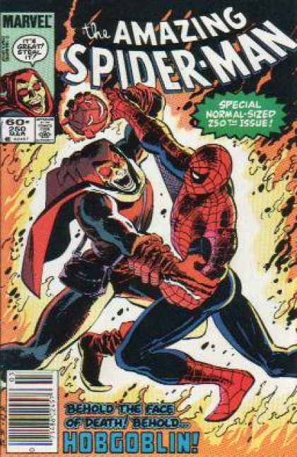 Amazing Spider-Man 250 - Hobgoblin - Fire - Bomb - John Romita, Klaus Janson