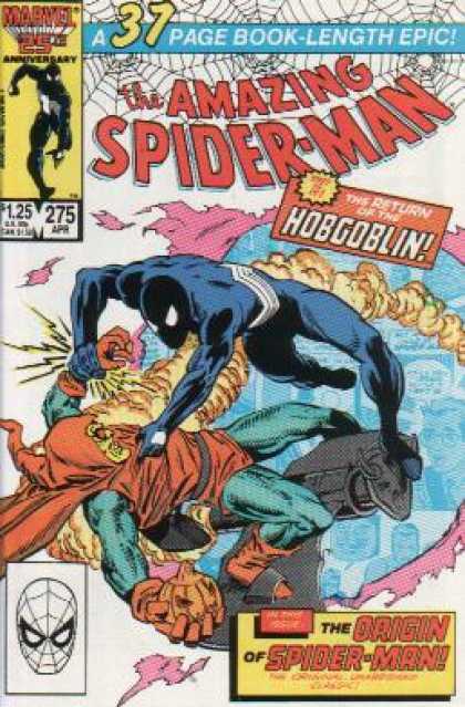 Amazing Spider-Man 275 - Hobgoblin - Fight - The Origin Of Spider-man - 37 Page Book-length Epic - Smoke