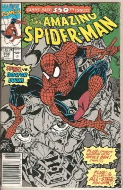 Amazing Spider-Man 350 - Doctor Doom - Web - Superhero - Marvel Comics - Spiderweb - Erik Larsen