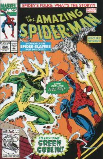 Amazing Spider-Man 369 - Electro - Green Goblin - Spider Slayers - Mark Bagley