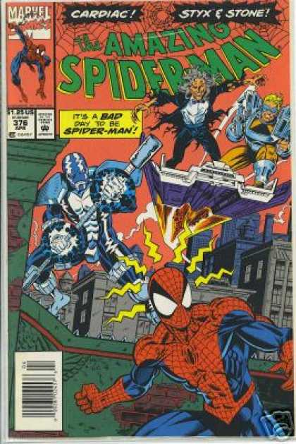 Amazing Spider-Man 376 - Cardiac - Web - Mark Bagley