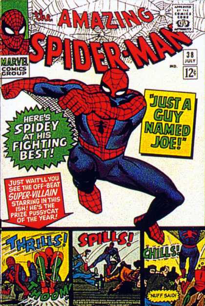 Amazing Spider-Man 38 - Joe - Thrills - Nuff Said - Spiderman - Spills