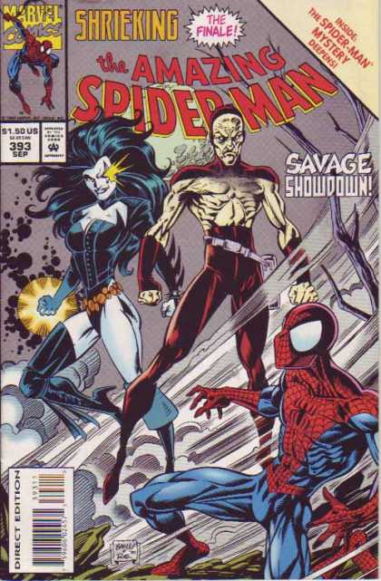 Amazing Spider-Man 393 - Spiderman - Savage Showdown - Finale - Tree - Savage - Mark Bagley