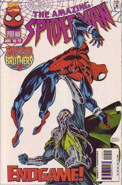 Amazing Spider-Man 412 - Endgame - Mask - Cape - Mark Bagley