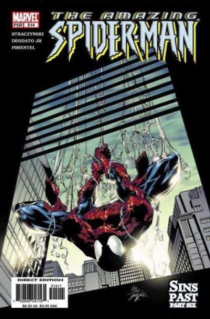 Amazing Spider-Man 514 - Window - Spiderman - Web - Sins Past - Blinds - Deodato Fiho