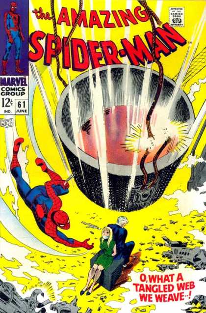 Amazing Spider-Man 61 - Vat - Web - Girl - Man - Tangled