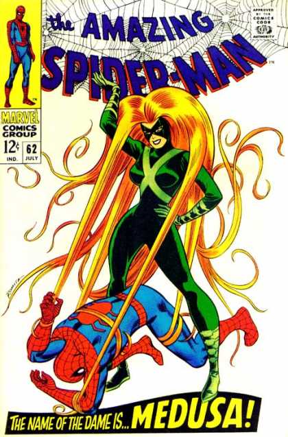 Amazing Spider-Man 62 - Medusa - Hair - Green