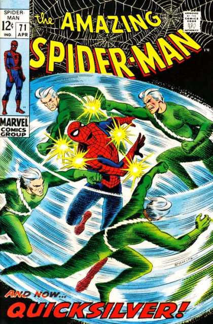 Amazing Spider-Man 71 - Quicksilver - Punch - Fighting - Fast - Fight