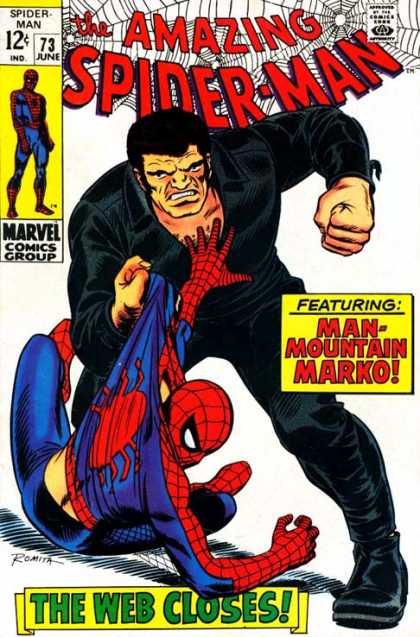Amazing Spider-Man 73 - Blac - Fisted - Spider Worries - Onyx Breaks Spidey - Mountain