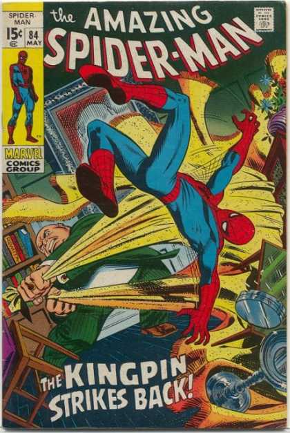 Amazing Spider-Man 84 - Kingpin - Carpet - Rug - Mid-air Flip - Mask