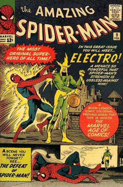 Amazing Spider-Man 9 - Electro - Spiderman - Spider-man - Superheroe - Mutants