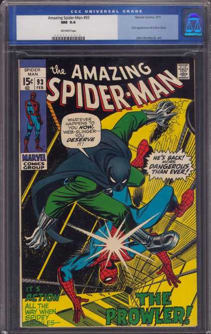 Amazing Spider-Man 93 - Prowler - Kick - The Amazing Spider-man - The Prowler - Mine Shaft