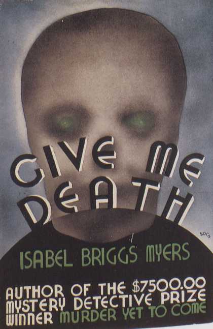 American Book Jackets - Give Me Death