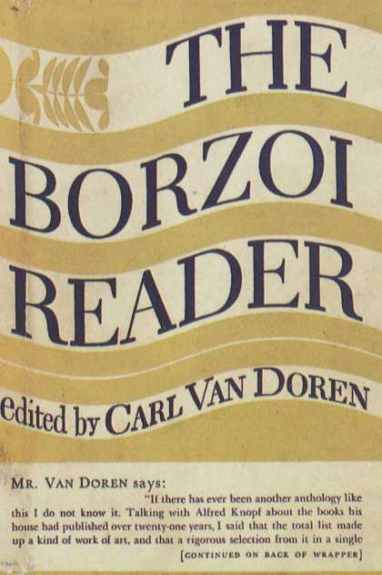American Book Jackets - The Borzoi Reader