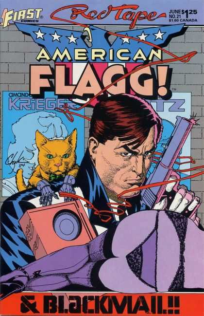 American Flagg 21 - First - Red Tape - June - No 21 - 125