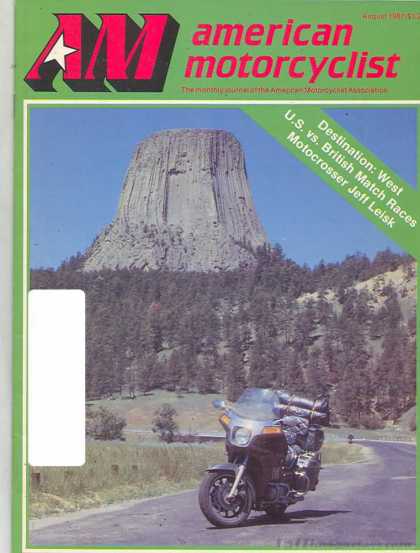American Motorcyclist - August 1987
