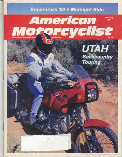 American Motorcyclist - February 1992