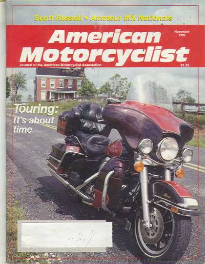 American Motorcyclist - November 1992