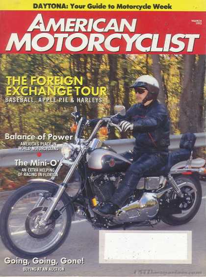 American Motorcyclist - March 1993