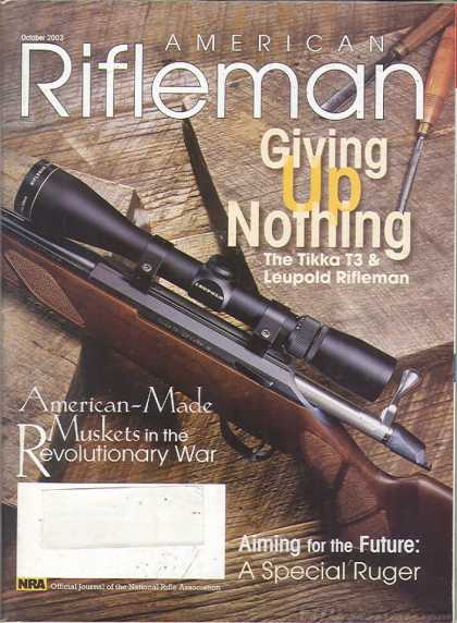 American Rifleman - October 2003