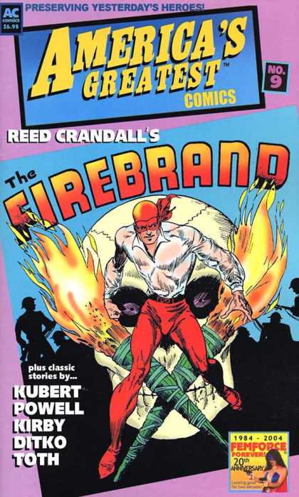 America's Greatest Comics 9 - Preserving Yesterdays Heroes - Reed Crandall - Firebrand - Skull - Kubert