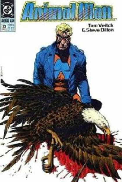Eagle - Blood - Glasses - Siut - Dc - Brian Bolland Animal Man 33 - Eagle - Blood - Glasses - Siut - Dc - Brian Bolland