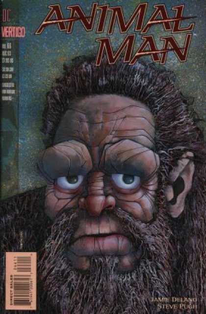 Animal Man 66 - Dc Comics - Vertigo - Ape Man - Beard - Big Eyes