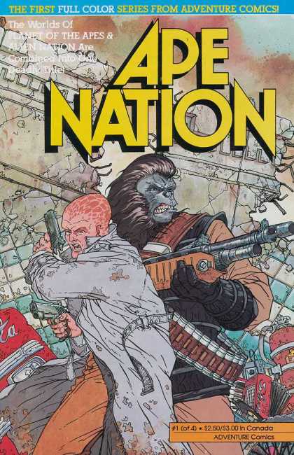 Ape Nation 1 - Adventure Comics - Planet Of The Apes - Alien Nation - Full Color - 1 Of 4