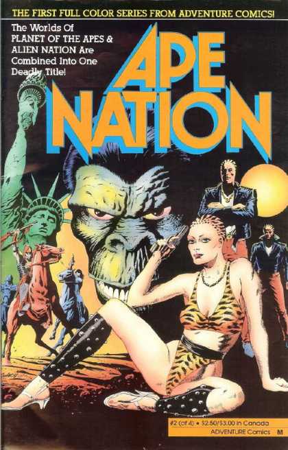 Ape Nation 2 - Planet Of The Apes - Alien Nation - Adventure Comics - Babe - Ape