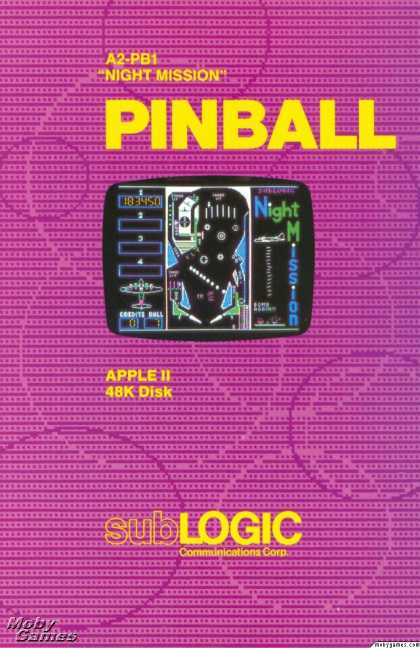 Apple II Games - Night Mission Pinball