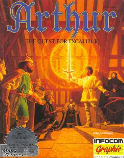 Apple II Games - Arthur: The Quest for Excalibur