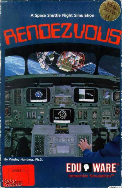 Apple II Games - Rendezvous: A Space Shuttle Flight Simulation