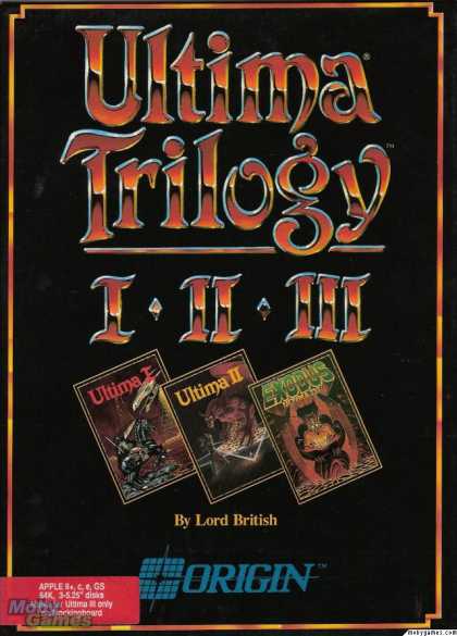 Apple II Games - Ultima Trilogy