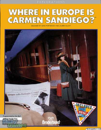 Apple II Games - Where in Europe is Carmen Sandiego?