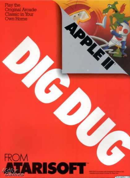 Apple II Games - Dig Dug