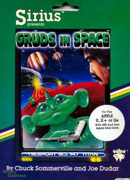 Apple II Games - Gruds In Space