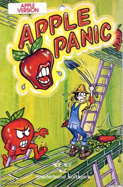 Apple II Games - Apple Panic