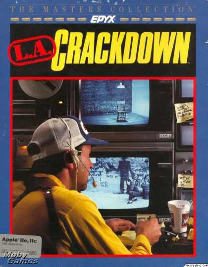 Apple II Games - L.A. Crackdown