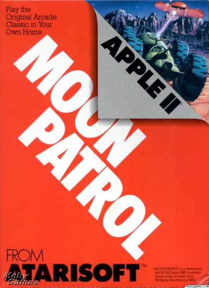 Apple II Games - Moon Patrol