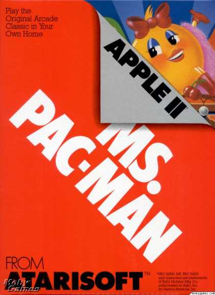 Apple II Games - Ms. Pac-Man