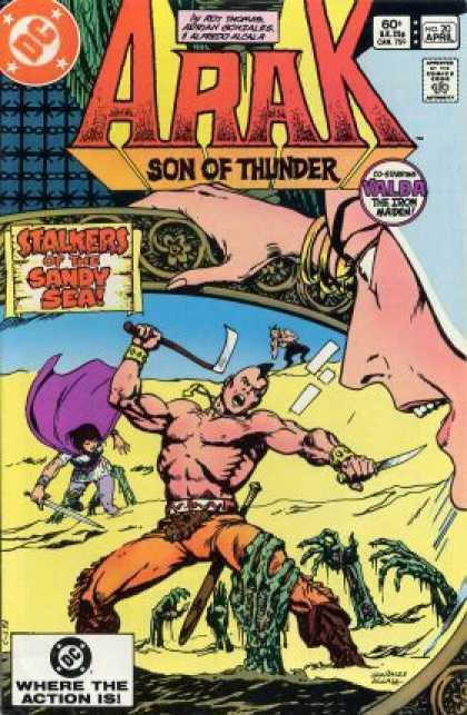 Arak 20 - Stalkers Of The Sandy Sea - Valda The Iron Maiden - Tomahawk - Dc Comics - Sword