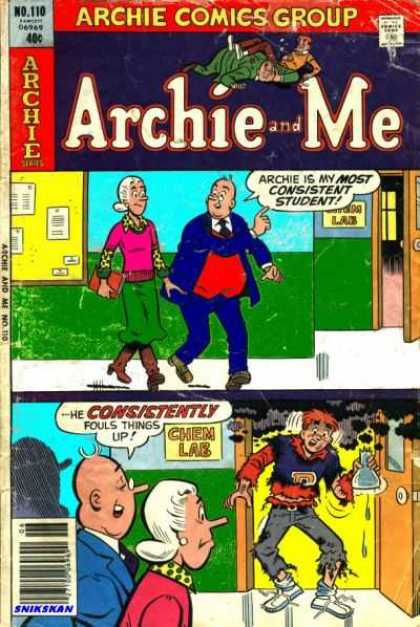 Archie and Me 110 - Archie Series - Comics Code - Granny - Man - Chem Lab