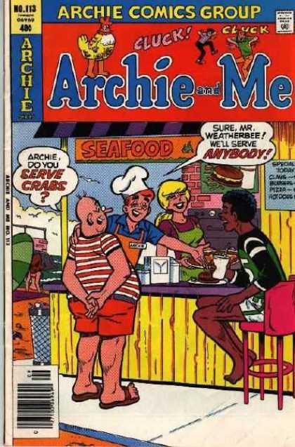 Archie and Me 113 - Pops - Betty And Archie - Chicken Man On Top - Number 113 - 48 Per Copy